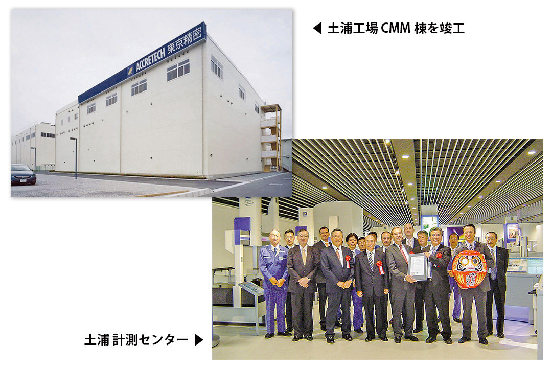 土浦工場CMM棟竣工と計測センターの開設